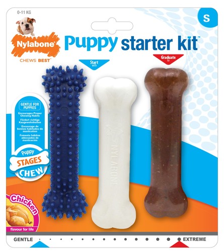 Nylabone puppy starter kit - puppy,