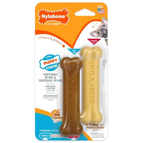 Nylabone puppy starter kit - puppy,