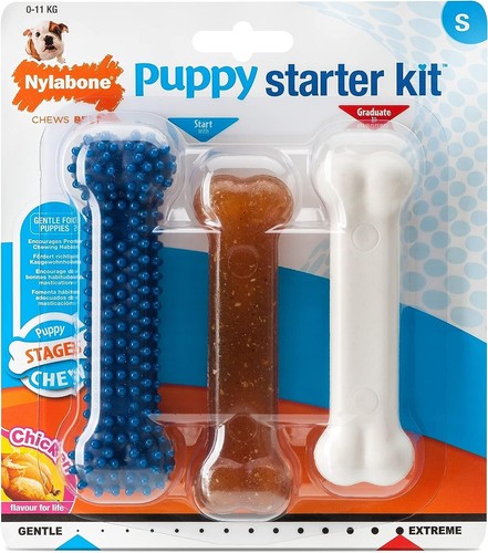 Nylabone puppy starter kit - nylabone,